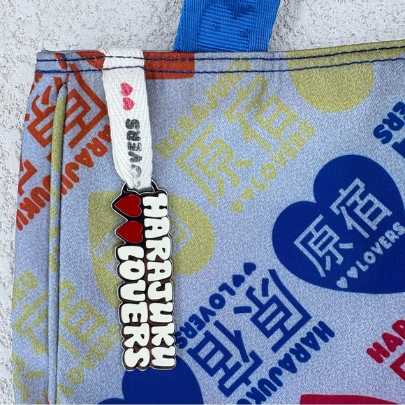 VTG Y2K HARAJUKU LOVERS tote with charm - Picture 2 of 8